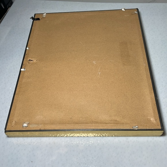 Hand-painted Lipstick Picture Gold Metal Frame NO Glass - Picture 5 of 5